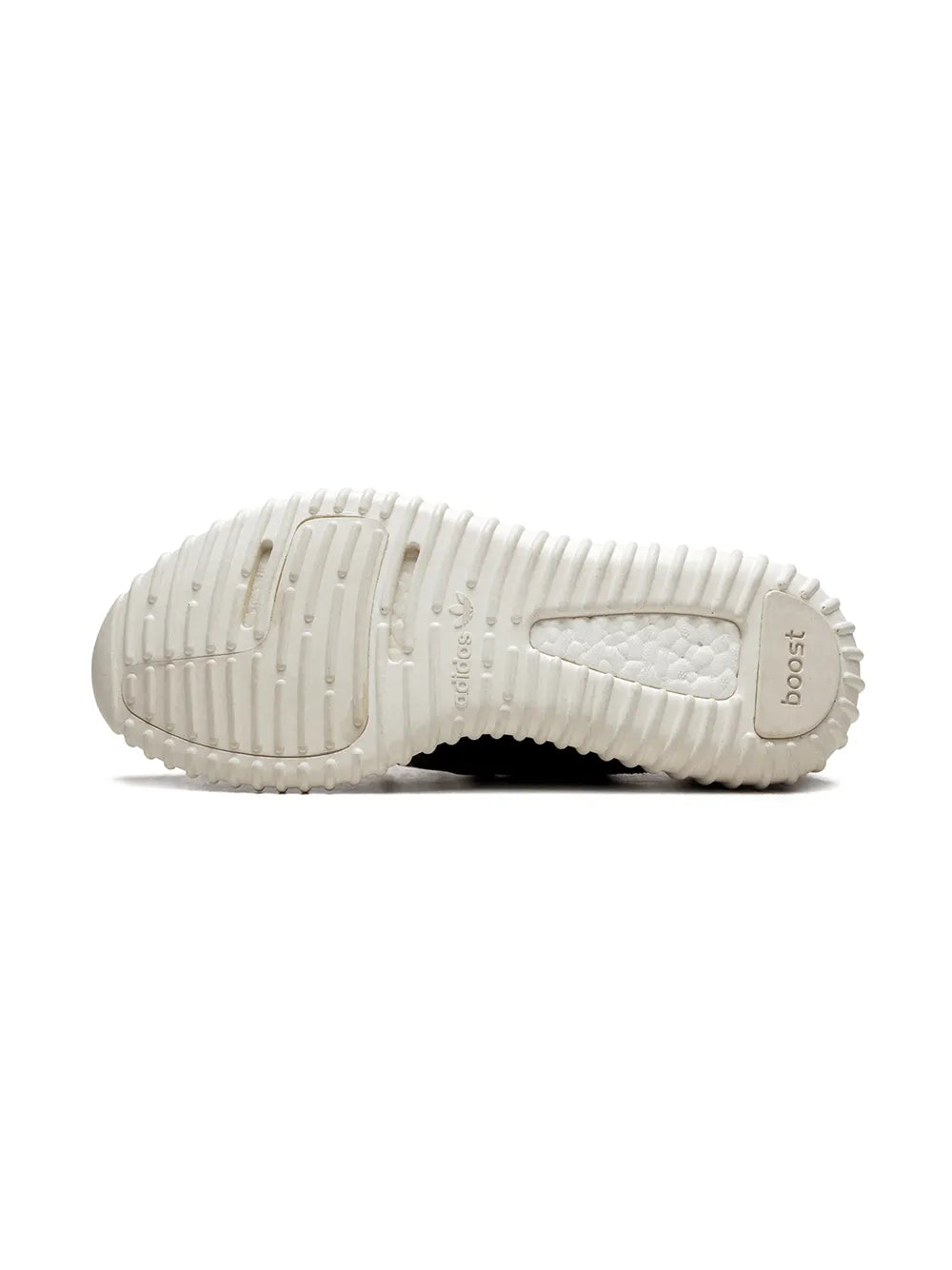 adidas Yeezy Boost 350 Turtle Dove Sneakers — White/Grey — Size US M 9 - US W 10.5 — Detail View