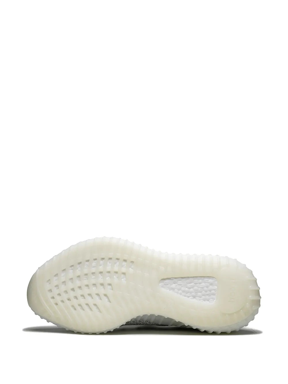 adidas Yeezy Boost 350 V2 Reflective Static Sneakers — White/Grey — Size US M 5.5 - US W 7 — Top View