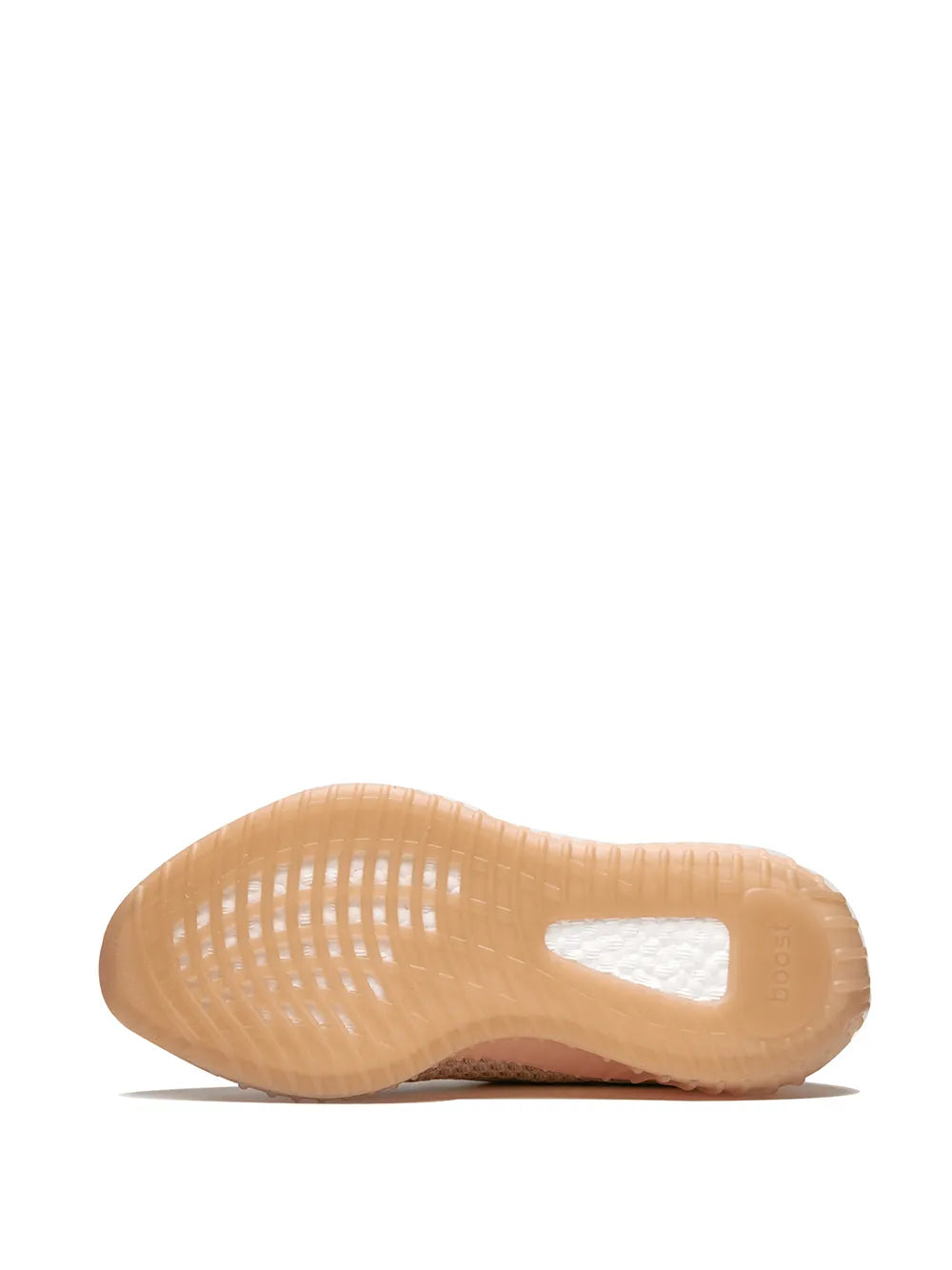 adidas Yeezy Boost 350 V2 Clay Sneakers — Light Orange — Size US M 11 - US W 12.5 — Top View