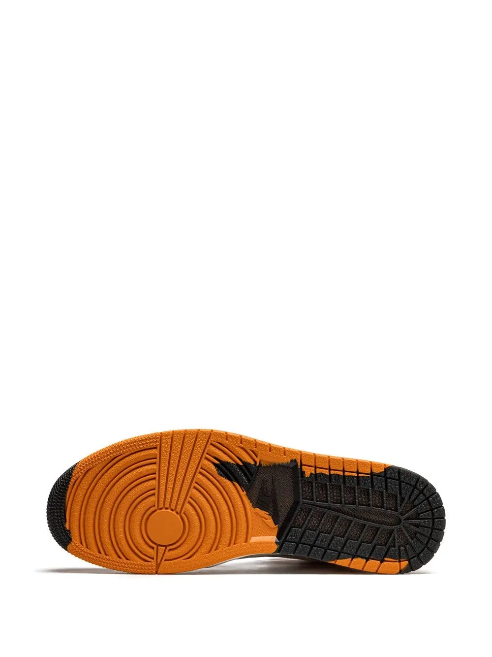 Air Jordan 1 Element Gore-Tex Light Curry Sneakers — Orange/White/Black — Size US M 6.5 - US W 8 — Top View