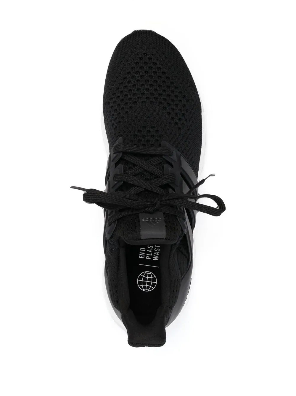 adidas Ultraboost 1.0 Sneakers — Black — Size US M 5 - US W 6.5 — Top View
