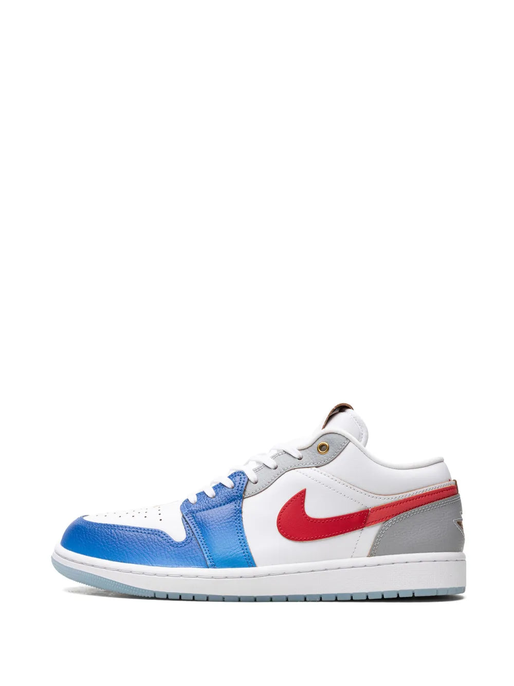 Air Jordan 1 Low Philippines Sneakers — White/Grey/Blue/Red — Size US M 10.5 - US W 12 — Alternate View 7