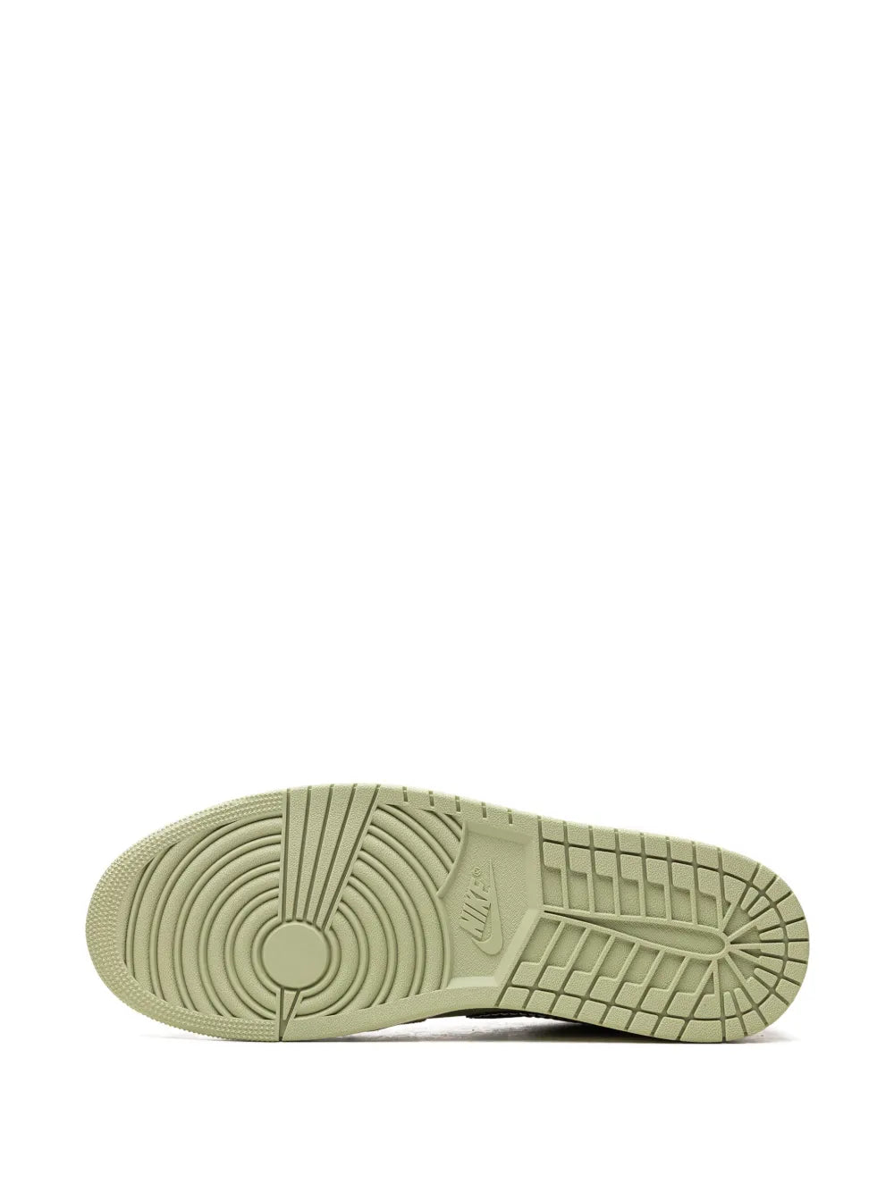 Air Jordan 1 Low Se Craft Sky J Light Olive Sneakers — Light Olive Green — Size US M 9.5 - US W 11 — Top View