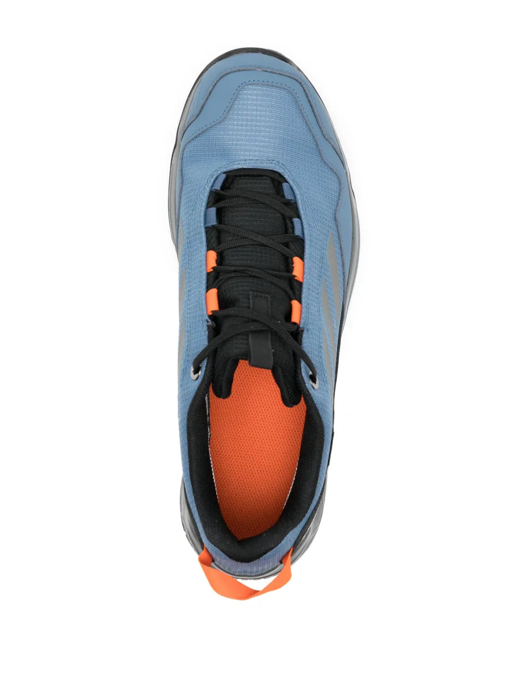 adidas Terrex Eastrail Gore-Tex Trainers — Pacific Blue/Slate Grey/Orange Blossom — Size US M 9.5 - US W 11 — Top View