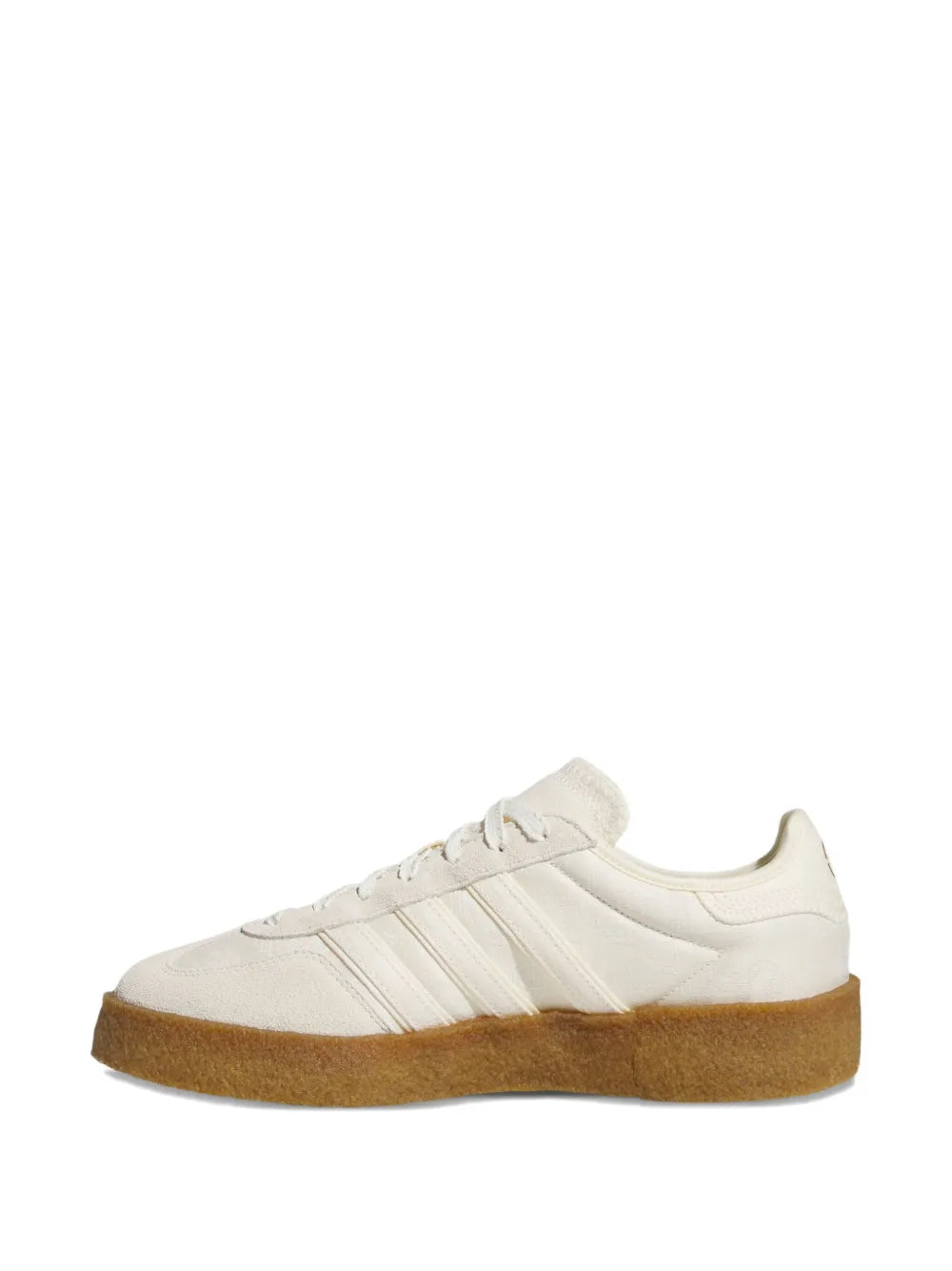 adidas X Edison Chen Gazelle Clot Lace-Up Sneakers — Cream — Size US M 4 - US W 5.5 — Detail View