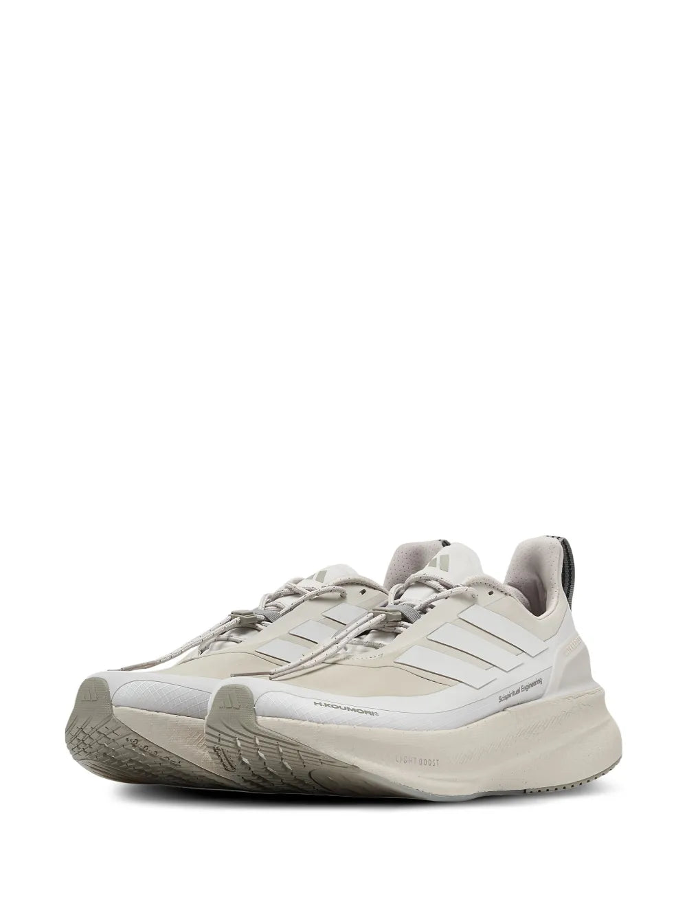 adidas Ultra Boost 5.0 Wonder Aluminum/Grey One Sneakers — Light Beige — Size US M 5 - US W 6.5 — Side View
