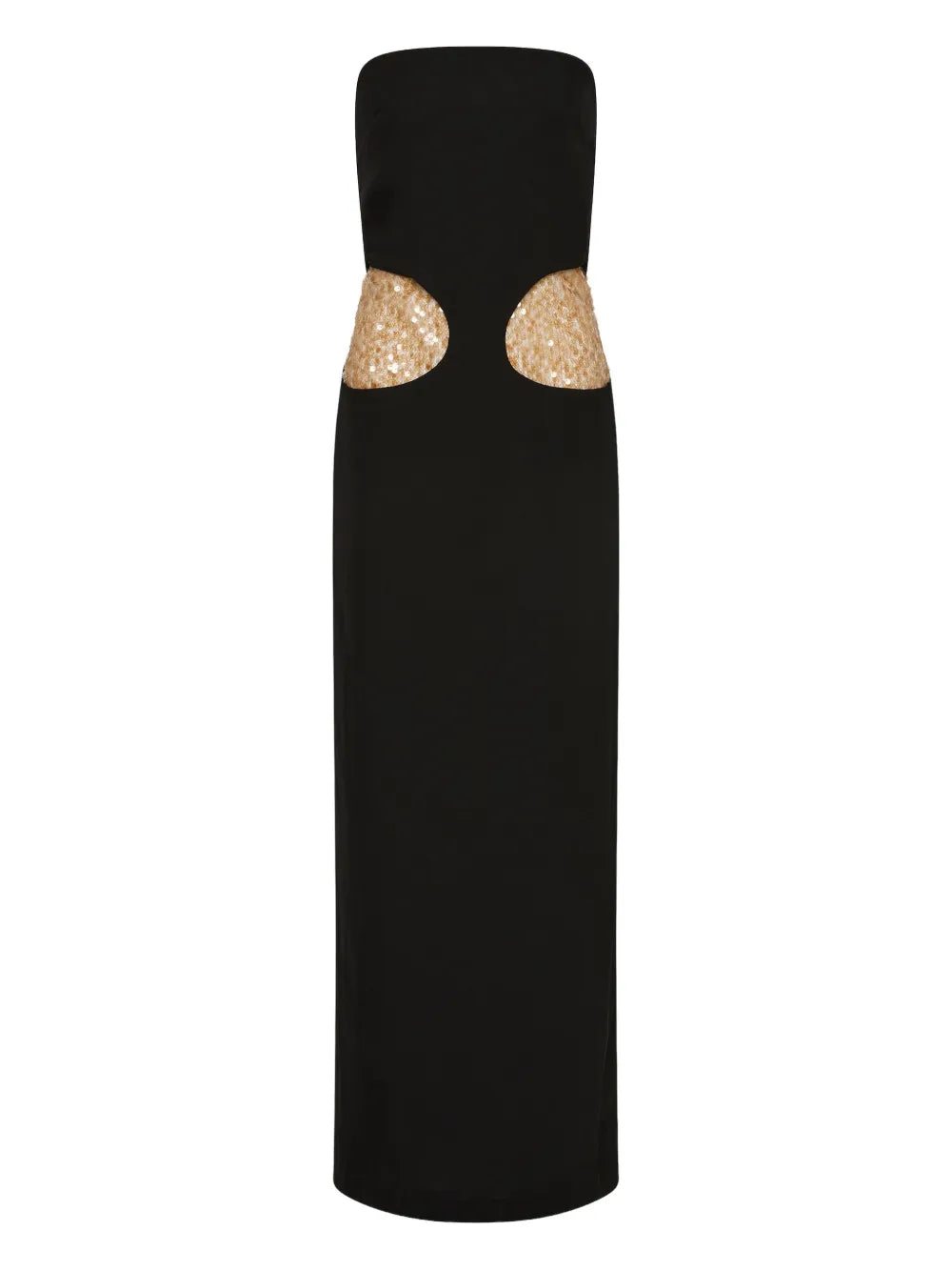 Christopher Esber Borough Gown Dress — Black — Size S — Front View