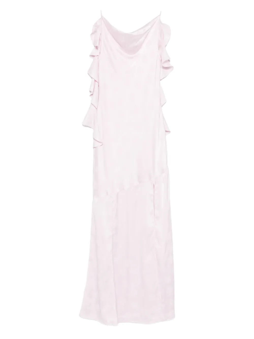 Rotate Birger Christensen Ruffled Floral Maxi Dress — Same as shown — Size XS — Front View