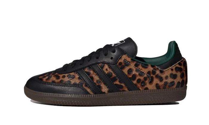 Adidas Samba Green Leopard