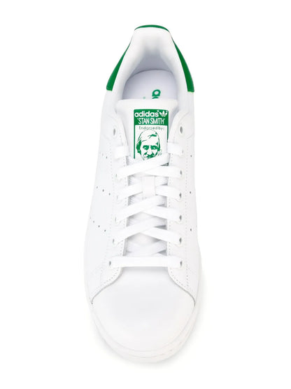 adidas Stan Smith Leather Sneakers — White/Green — Size US M 8 - US W 9.5 — Alternate View 7