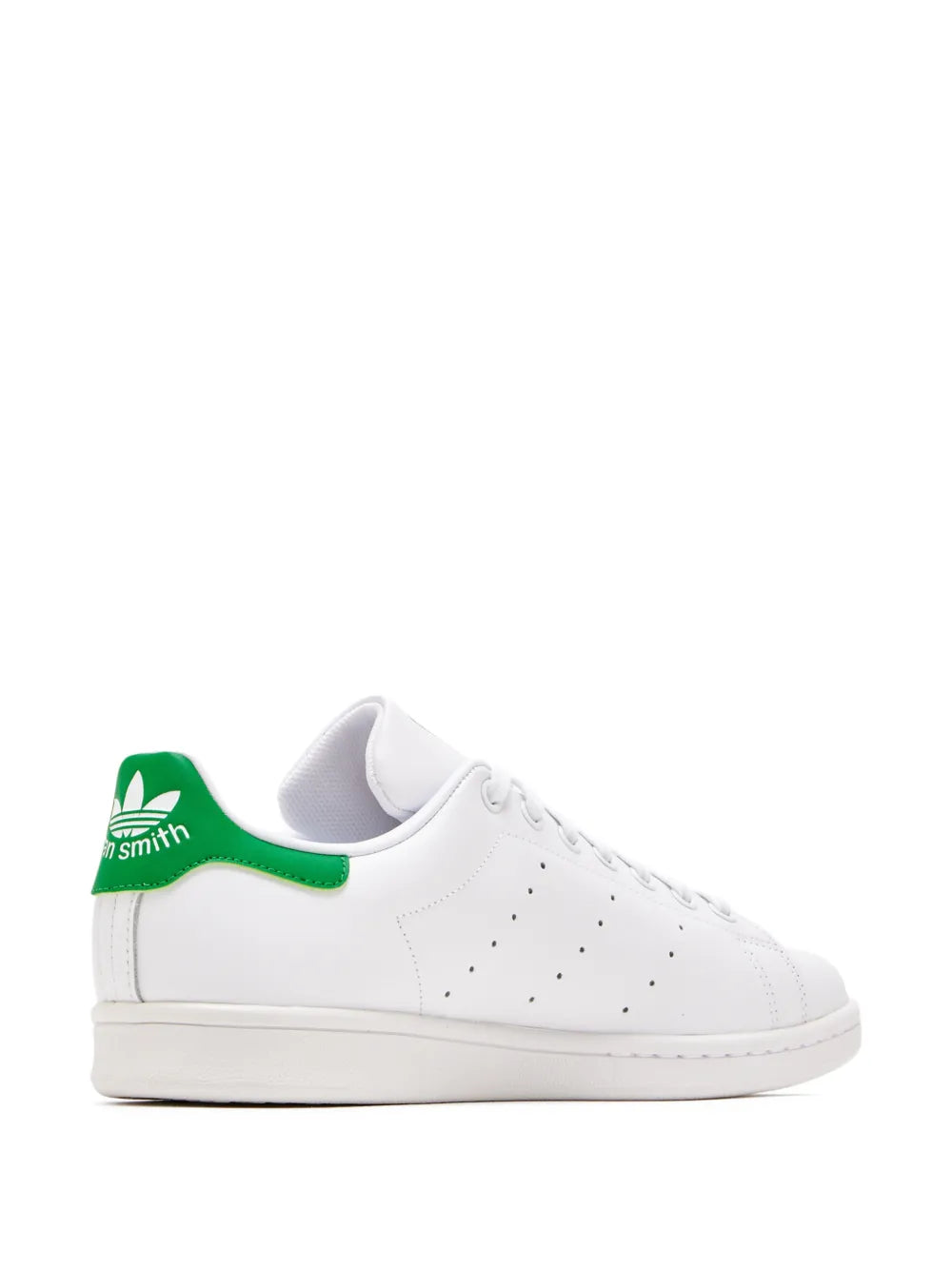 adidas Stan Smith Leather Sneakers — White/Green — Size US M 8 - US W 9.5 — Back View