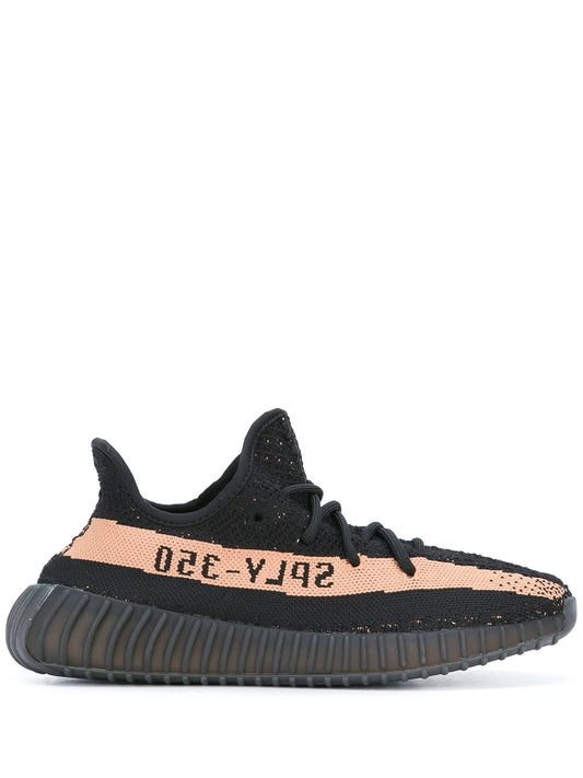 adidas Yeezy Boost 350 V2 ?opper?Sneakers — Black — Size US M 9 - US W 10.5 — Front View