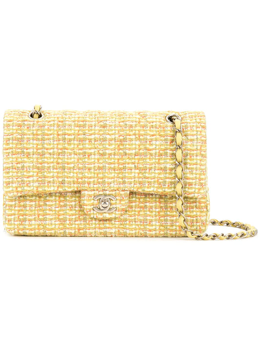 Chanel Pre Owned Tweed Shoulder Bag — Same as shown — Size One Size — Front View