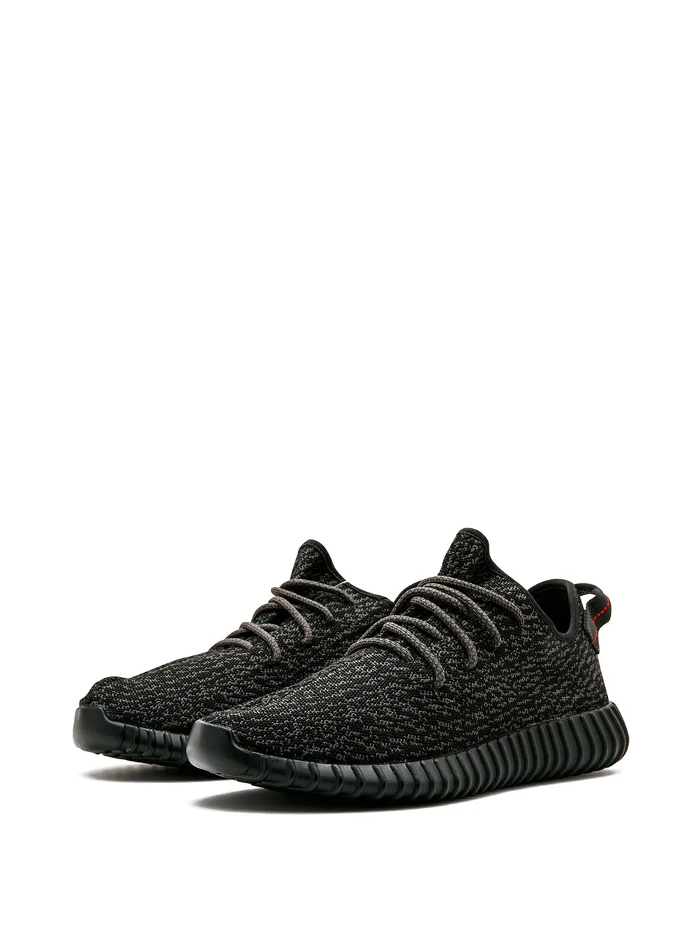 adidas Yeezy Boost 350 In Pirate Black Sneakers — Black — Size US M 9 - US W 10.5 — Side View