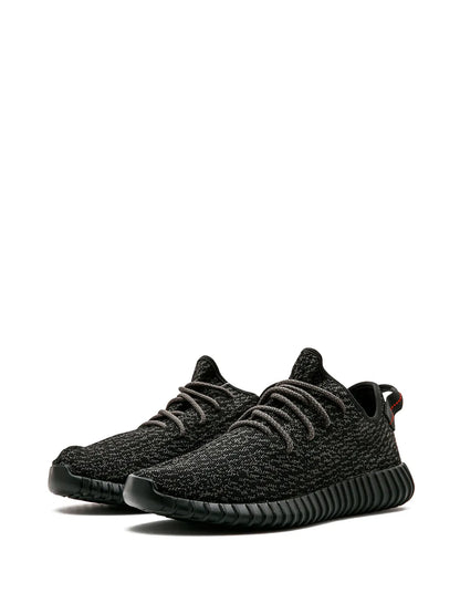 adidas Yeezy Boost 350 In Pirate Black Sneakers — Black — Size US M 9 - US W 10.5 — Side View