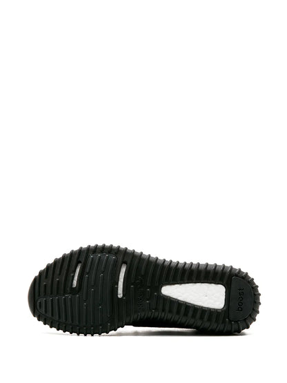 adidas Yeezy Boost 350 In Pirate Black Sneakers — Black — Size US M 9 - US W 10.5 — Detail View