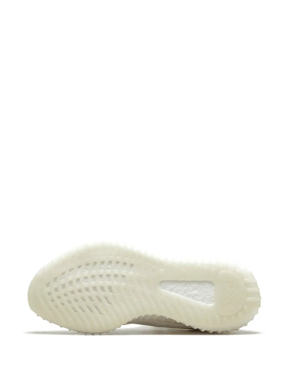 adidas Yeezy Boost 350 V2 Triple White Sneakers — White — Size US M 5.5 - US W 7 — Detail View