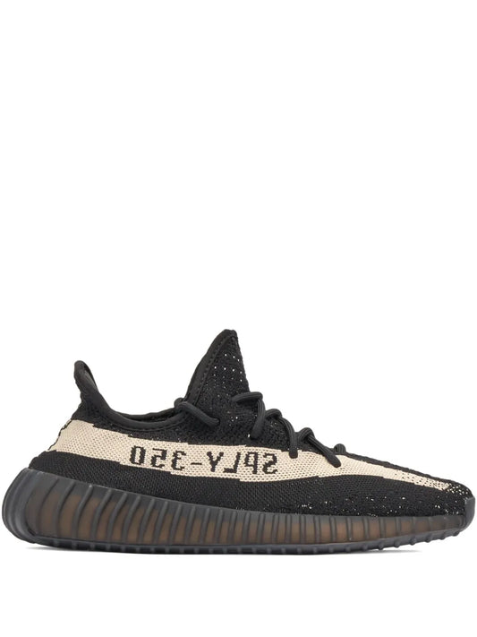 adidas Yeezy Boost 350 V2 Oreo Sneakers — Black — Size US M 5.5 - US W 7 — Front View