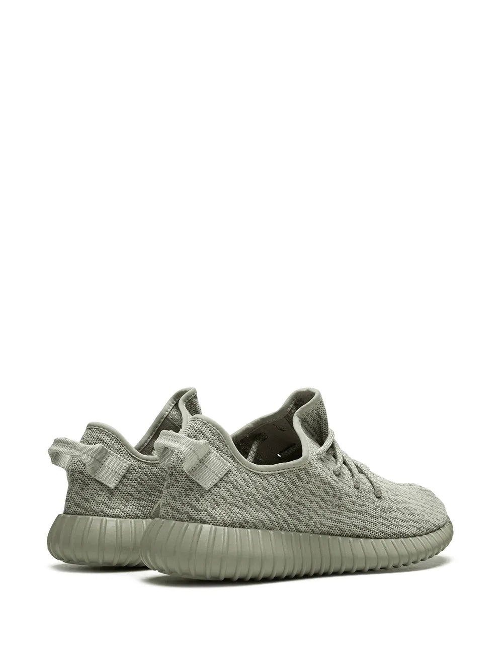 adidas Yeezy Boost 350 Moonrock Sneakers — Grey — Size US M 9 - US W 10.5 — Back View