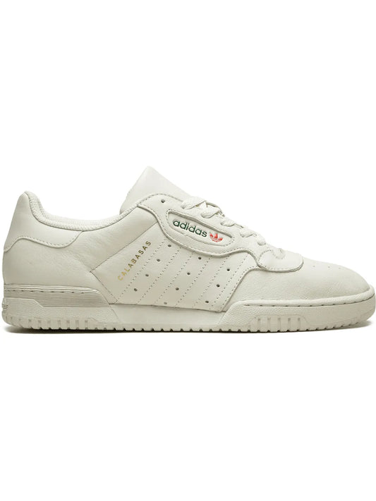 adidas Yeezy Powerphase Calabasas - Core White Sneakers — White — Size US M 3.5 - US W 5 — Front View