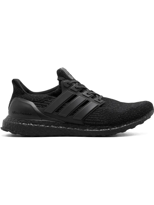 adidas Ultraboost Triple Black 3.0 Sneakers — Black — Size US M 5 - US W 6.5 — Front View