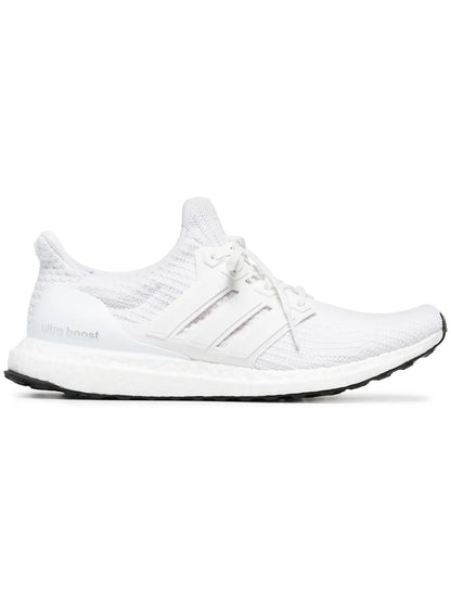 adidas Ultraboost Triple White Sneakers — Same as shown — Size US M 5 - US W 6.5 — Front View