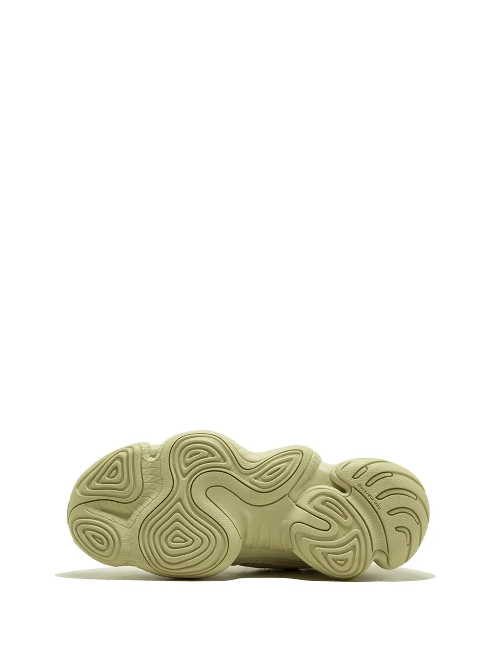 adidas Yeezy 500 Super Moon Yellow Sneakers — Light Yellow — Size US M 8 - US W 9.5 — Top View