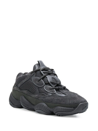 adidas Yeezy 500 Utility Black Sneakers — Black — Size US M 8 - US W 9.5 — Side View