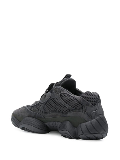 adidas Yeezy 500 Utility Black Sneakers — Black — Size US M 8 - US W 9.5 — Back View
