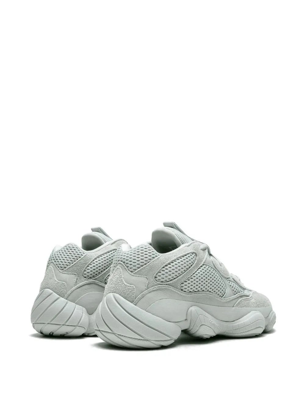 adidas Yeezy 500 Salt Sneakers — Light Grey — Size US M 8 - US W 9.5 — Back View