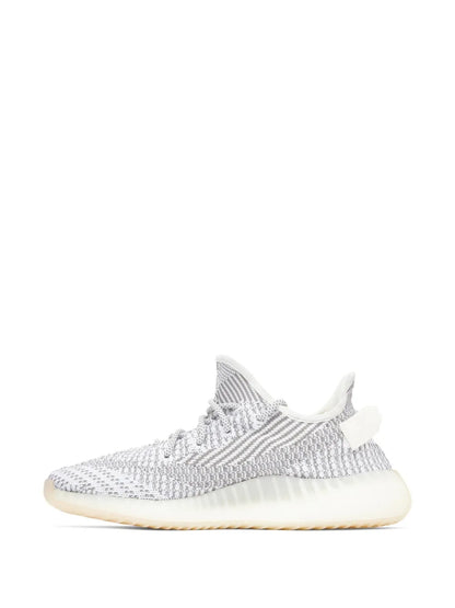 adidas Yeezy Boost 350 V2 Static Sneakers — Grey/White — Size US M 5.5 - US W 7 — Back View