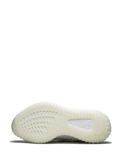 adidas Yeezy Boost 350 V2 Reflective Static Sneakers — White/Grey — Size US M 5.5 - US W 7 — Top View