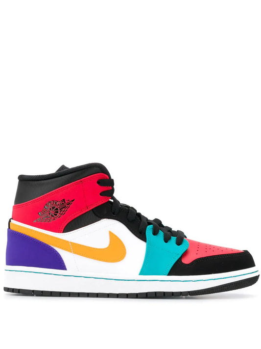 Air Jordan 1 Mid Multicolor — Multicolour — Size US M 11.5 - US W 13 — Front View