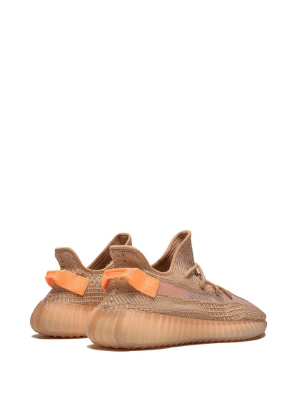 adidas Yeezy Boost 350 V2 Clay Sneakers — Light Orange — Size US M 11 - US W 12.5 — Back View