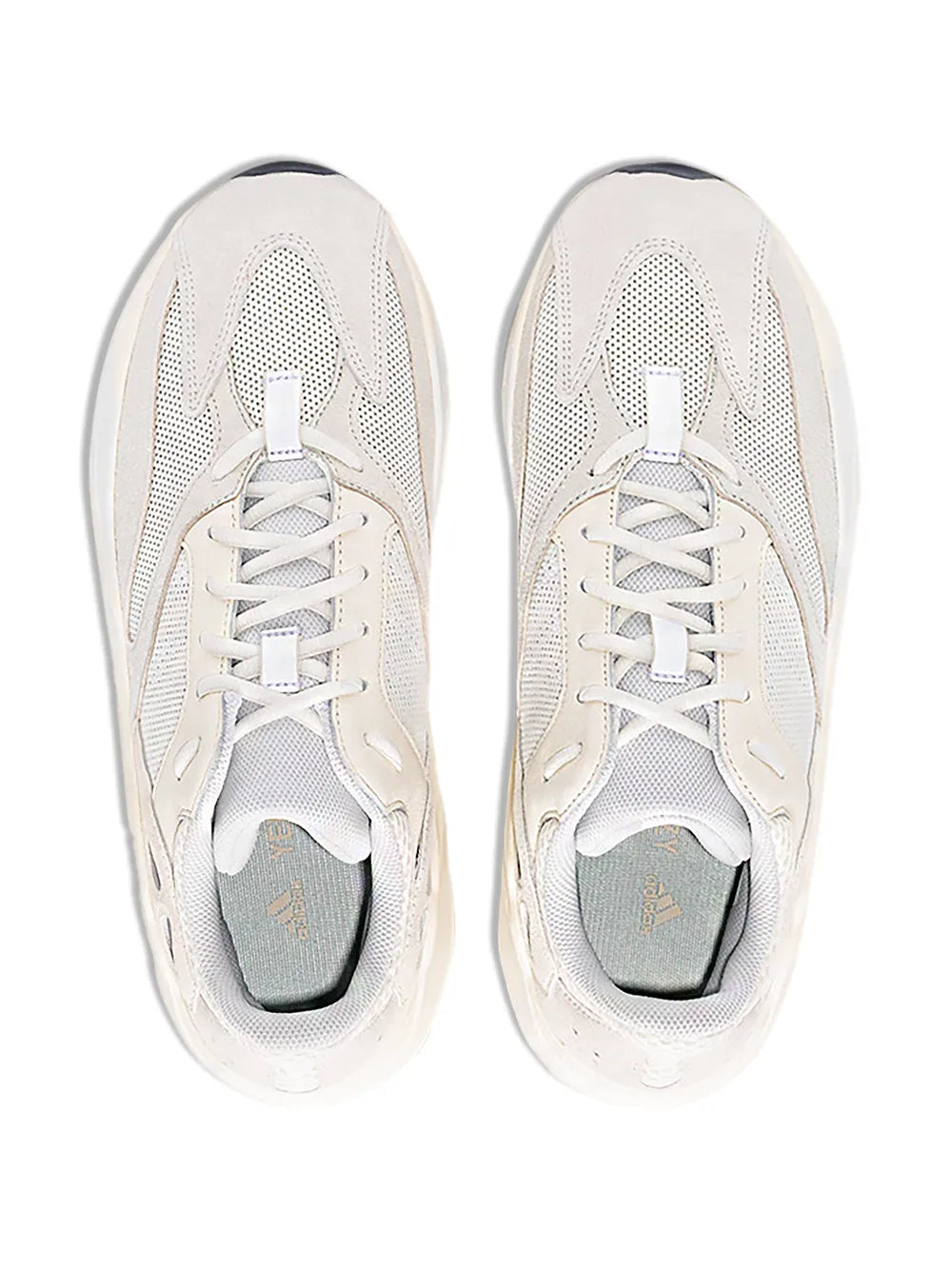 adidas Yeezy Boost 700 Analog Sneakers — Off-White — Size US M 8.5 - US W 10 — Top View