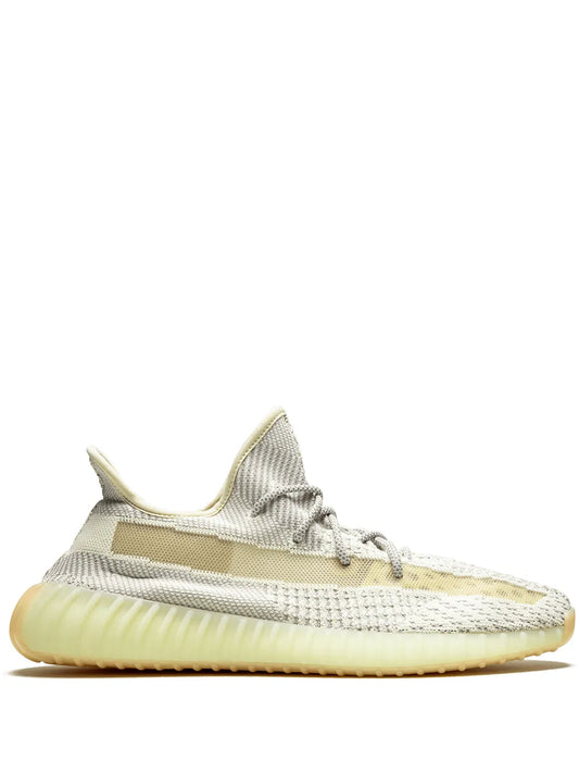 adidas Yeezy Boost 350 V2 Lundmark Sneakers — Cream White — Size US M 5.5 - US W 7 — Front View