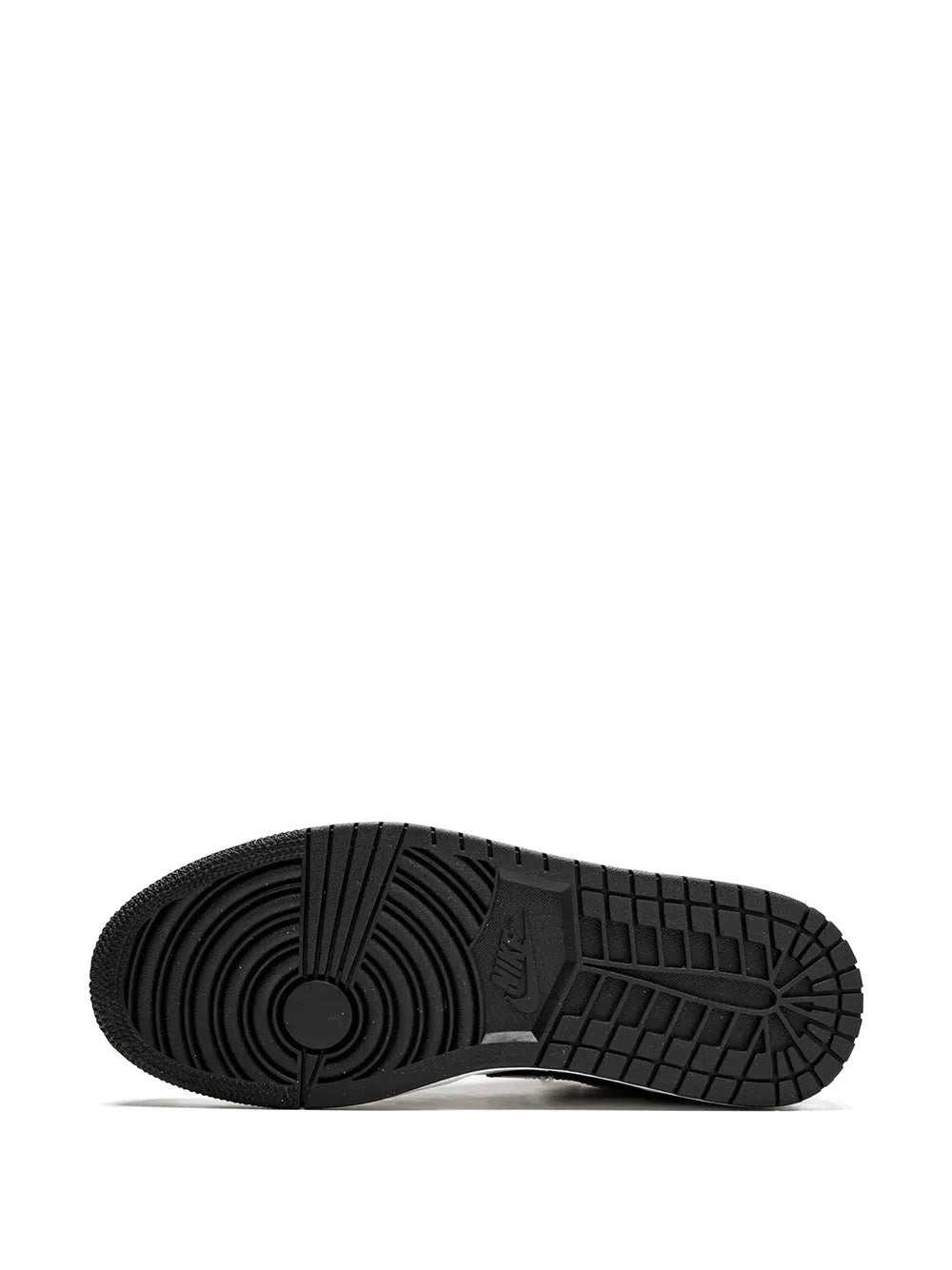 Air Jordan 1 Low Gold Toe Sneakers — Black/White/Gold-Tone — Size US M 9.5 - US W 11 — Top View