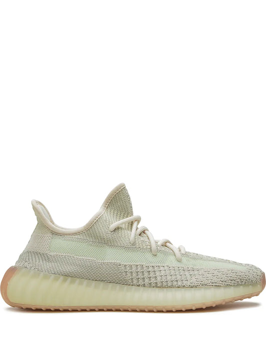 adidas Yeezy Boost 350 V2 Citrin Sneakers — Citrin Pale Yellow — Size US M 11 - US W 12.5 — Front View