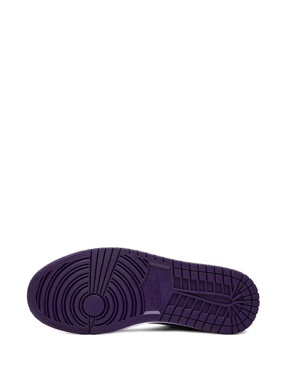 Air Jordan 1 Low Court Purple Sneakers — Same as shown — Size US M 10.5 - US W 12 — Top View