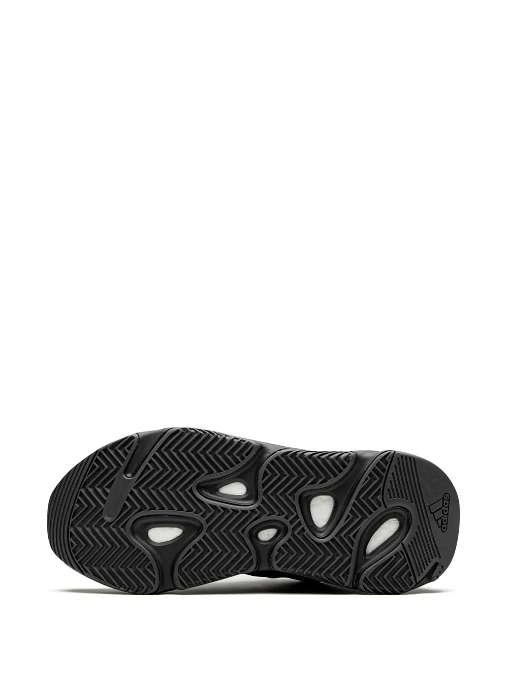 adidas Yeezy Boost 700 Mnvn Triple Black Sneakers — Black — Size US M 8.5 - US W 10 — Top View