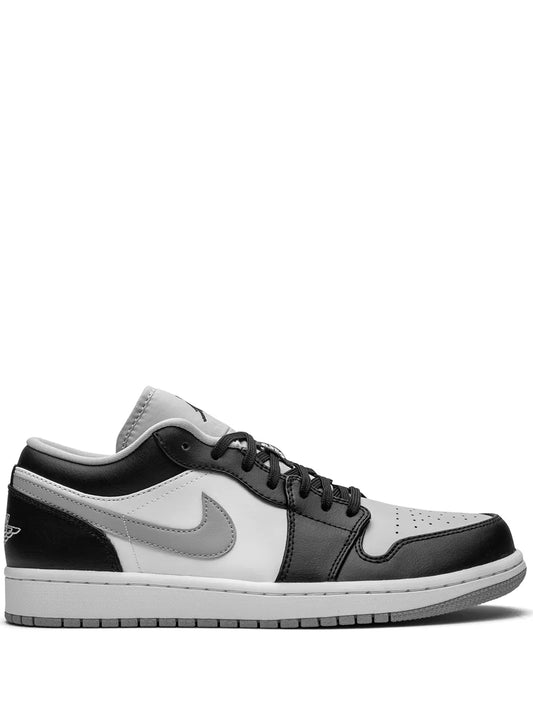 Air Jordan 1 Low Light Smoke Grey Sneakers — Black/Grey — Size US M 10.5 - US W 12 — Front View