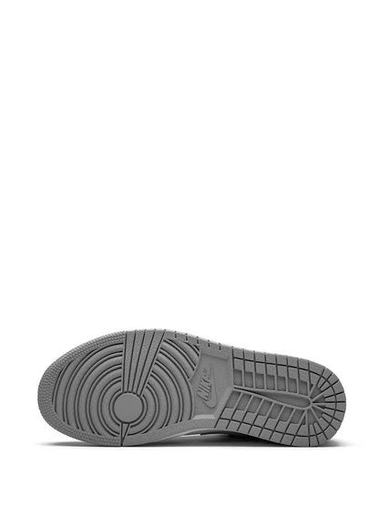 Air Jordan 1 Low Light Smoke Grey Sneakers — Black/Grey — Size US M 10.5 - US W 12 — Top View