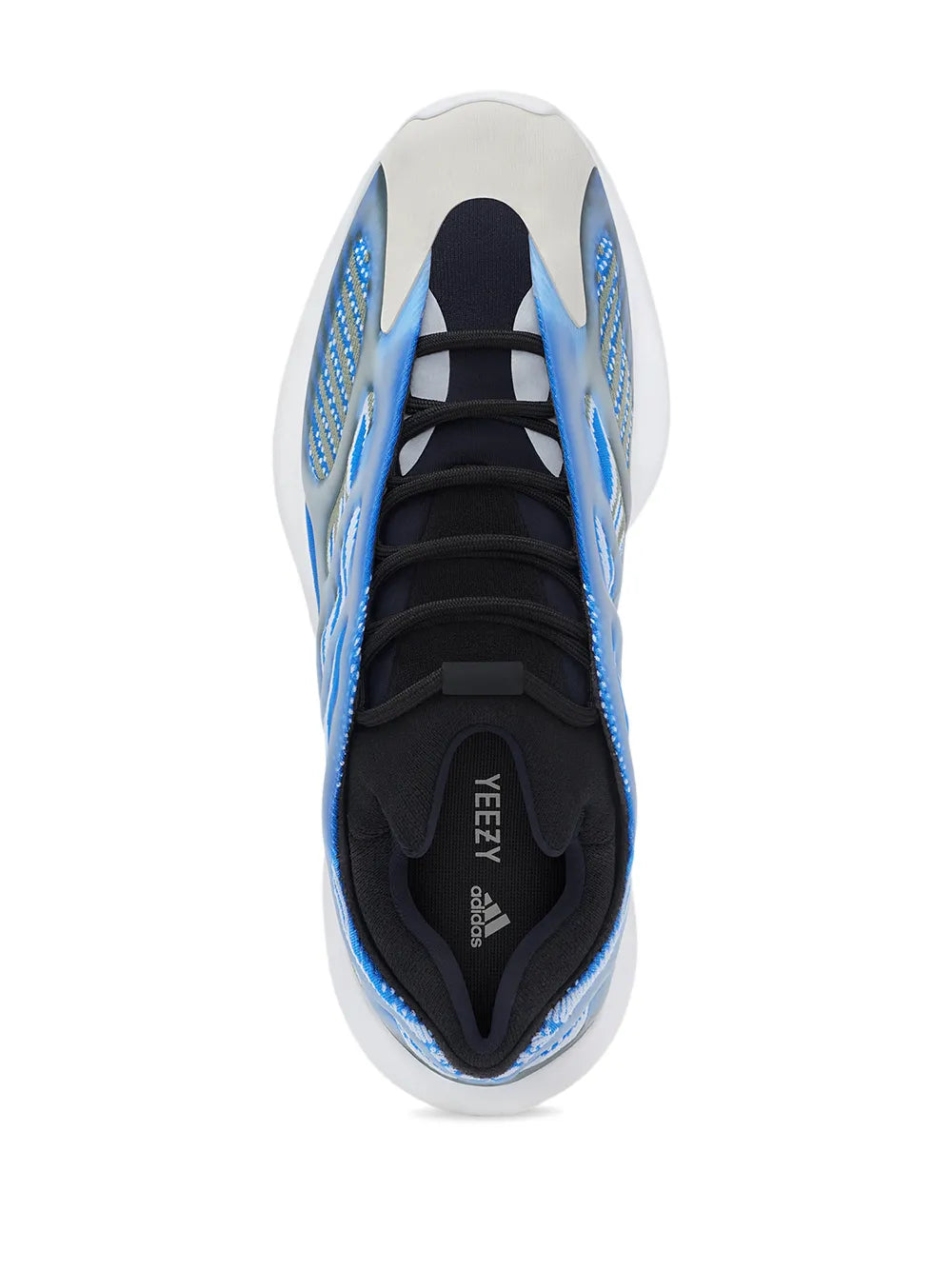 adidas Yeezy 700 V3 Arzareth Sneakers — Blue — Size US M 9 - US W 10.5 — Side View