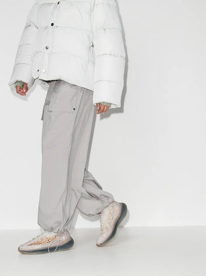 adidas Yeezy Boost 380 Pepper Sneakers — Light Grey/Light Brown — Size US M 8.5 - US W 10 — Back View