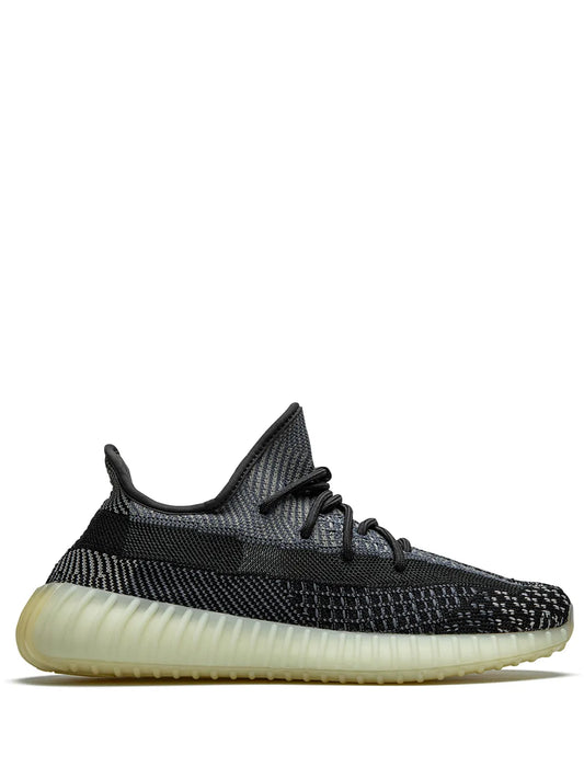 adidas Yeezy Boost 350 V2 Asriel/Carbon Sneakers — Grey — Size US M 9 - US W 10.5 — Front View