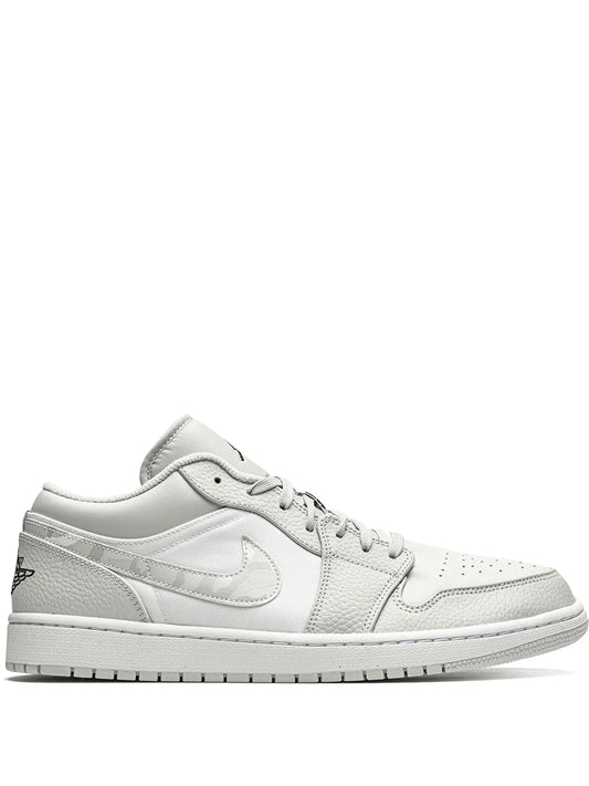 Air Jordan 1 Low White Camo Sneakers — Same as shown — Size US M 9.5 - US W 11 — Front View