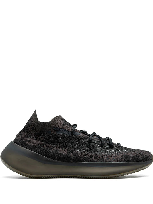 adidas Yeezy Boost 380 Reflective Onyx Sneakers — Black — Size US M 8.5 - US W 10 — Front View