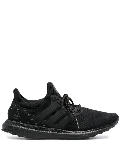 adidas X Pharrell Williams Ultraboost Dna Parley - Black Future Sneakers — Black — Size US M 10 - US W 11.5 — Front View