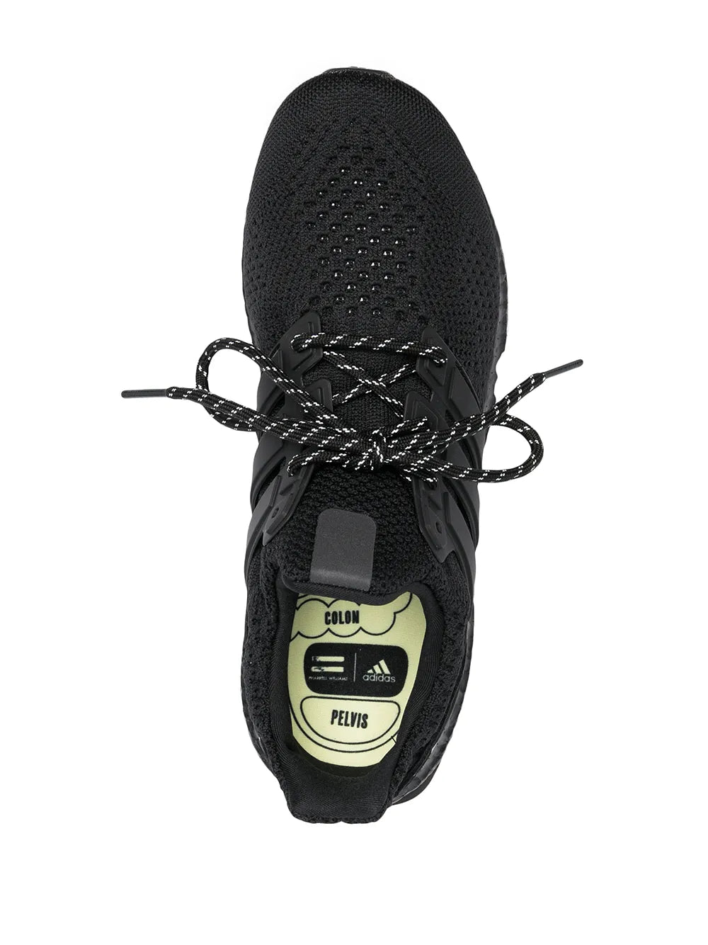adidas X Pharrell Williams Ultraboost Dna Parley - Black Future Sneakers — Black — Size US M 10 - US W 11.5 — Top View
