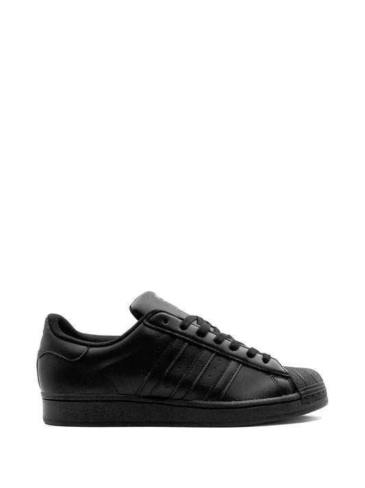 adidas Superstar Triple Black Sneakers — Same as shown — Size US M 9.5 - US W 11 — Front View